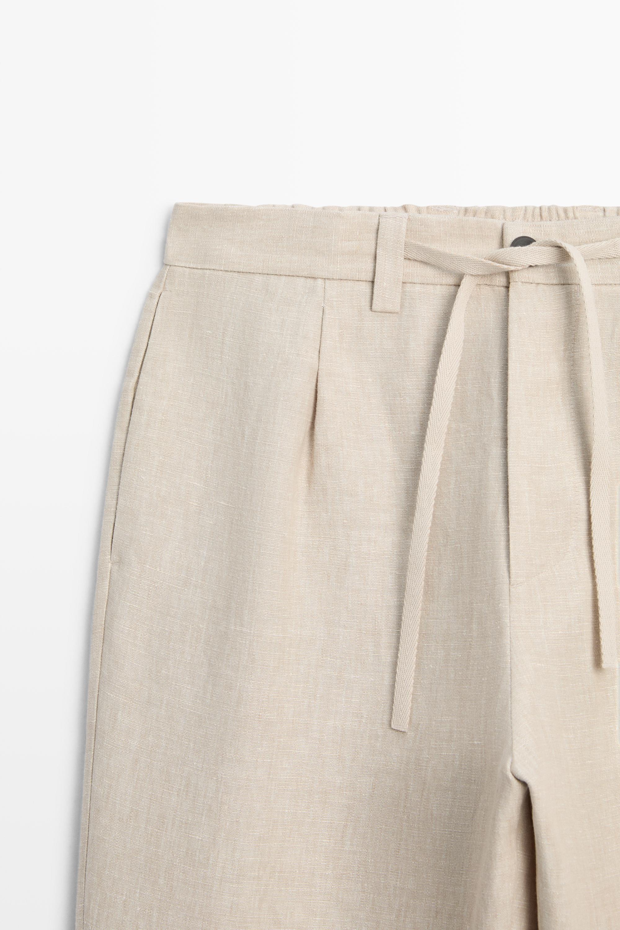Pantalon 100 % lin total look